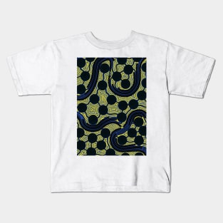 Aboriginal Art - The Rivers Around Us Kids T-Shirt